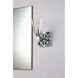 Alpha 1 Light 7 inch PC Bath Light Wall Light in Polished Chrome